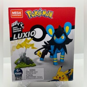 Mega Construx Pokemon Luxio Construction Set‎ 67 Pieces New Sealed 2020